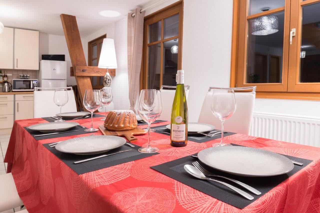Au Cocon Des Cigognes Appartement Sigolsheim Buitenkant foto