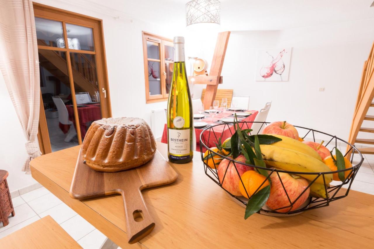 Au Cocon Des Cigognes Appartement Sigolsheim Buitenkant foto